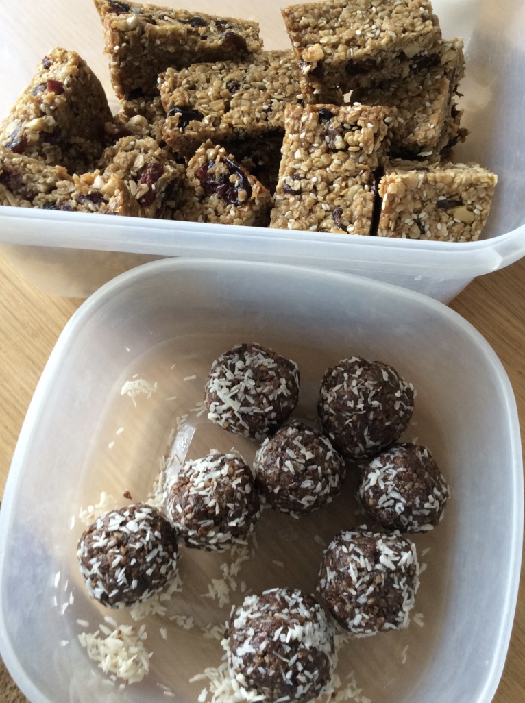 Flapjacks and energy balls