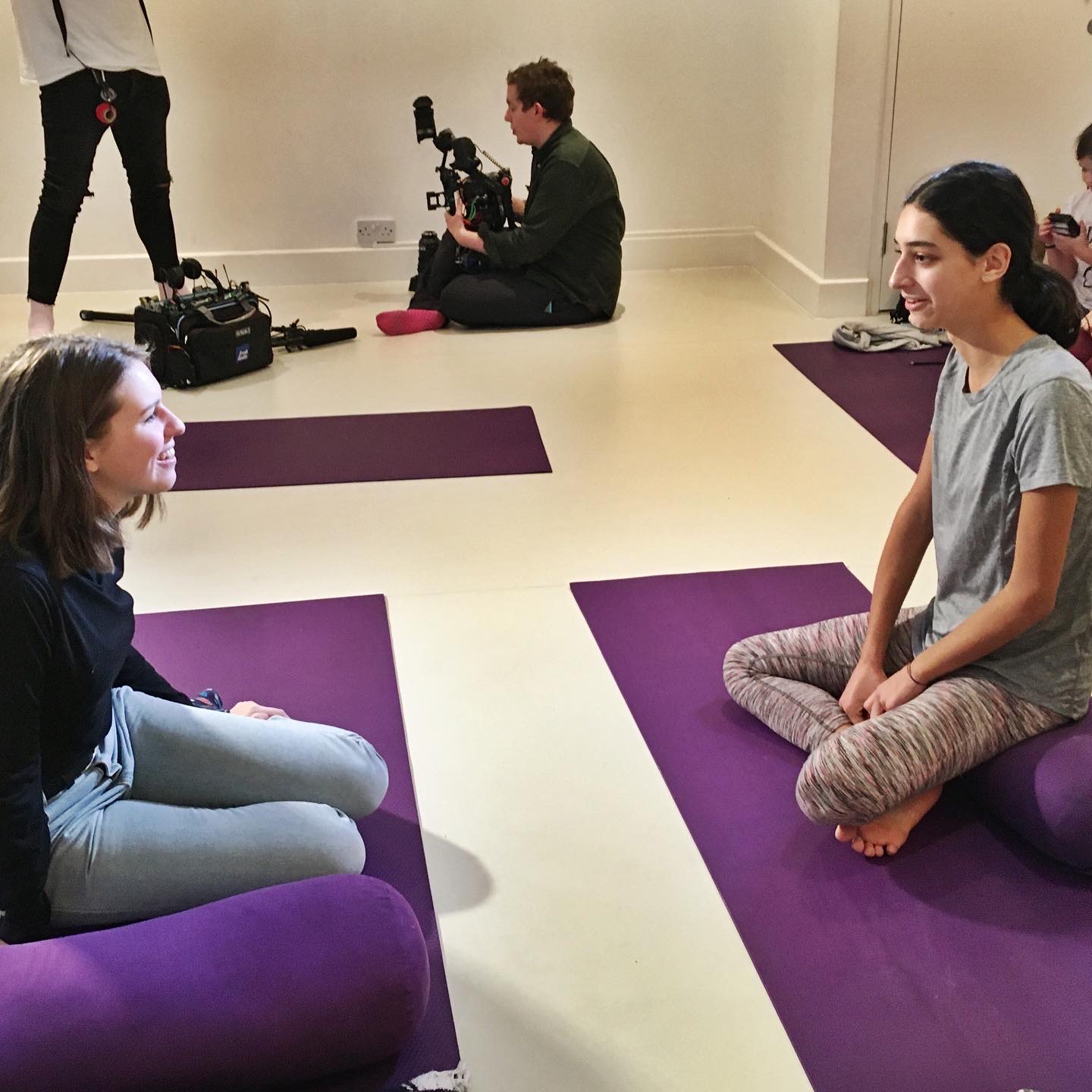 Teen yoga on BBC Newsround